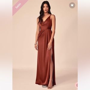 AZAZIE Satin Dress